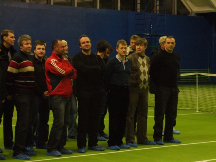 13 декабря 2009 г. - Открытие Теннисного турнира на приз газеты «Камелот»