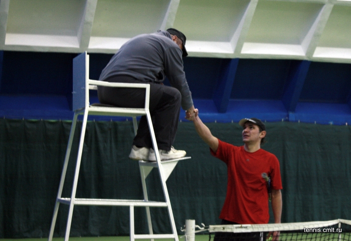 14 декабря 2009 г. - Первый игровой день Теннисного турнира на приз газеты «Камелот» - Денис Сехниев