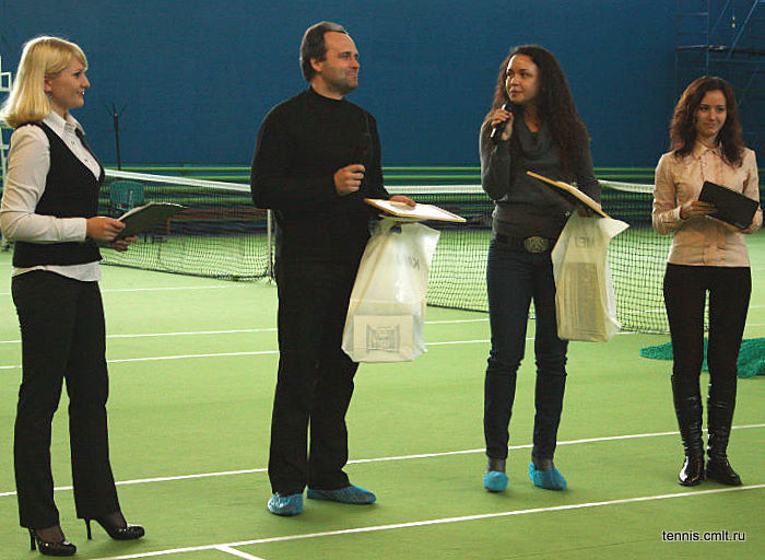 20 декабря 2009 г. - Закрытие Теннисного турнира на приз газеты «Камелот» - Андрей Шеремет и Валерия Агишевская