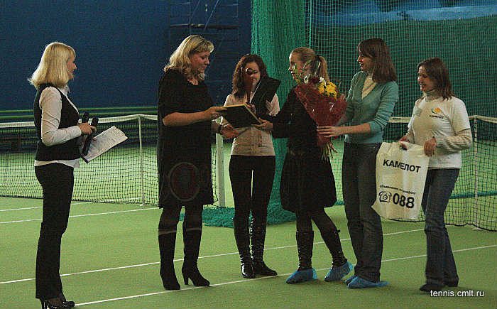 20 декабря 2009 г. - Закрытие Теннисного турнира на приз газеты «Камелот» - Ольга Смирнова